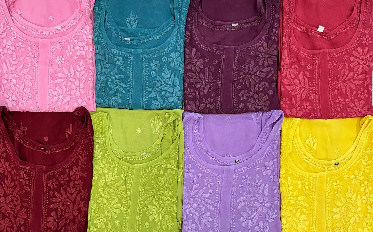 Handcrafted work Elegant Viscose Sleeveless Kurti